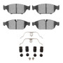 R1 2012-2018 Audi A6 Quattro Front R1 Euro Ceramic Pads & Hardware Kit
