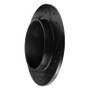 R1 97-98 Volvo V90 Rear Left Drilled & Slotted Black Brake Rotor
