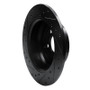 R1 96-04 Volvo C70 Rear Right Drilled & Slotted Black Brake Rotor