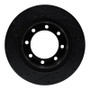R1 80-93 Dodge W200 Front Right Drilled & Slotted Black Brake Rotor
