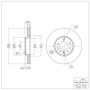DFC 03-11 Cadillac BLS (Mexico) Front Brake Rotor