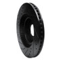 R1 15-20 Kia Sorento Front Right Drilled & Slotted Black Brake Rotor