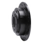 R1 04-06 Kia AMANTI Rear Right Drilled & Slotted Black Brake Rotor