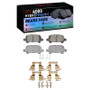 DFC 02-08 Toyota Solara Rear 4000 HybriDynamic Brake Pads and Hardware Kit