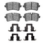 R1 12-13 Audi A6 (USA/Canada) Rear Optimum OE Pads & Hardware Kit