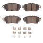 R1 2019-2022 Toyota Corolla (Mexico) Rear R1 Ceramic Pads & Hardware Kit