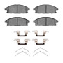 R1 1996-2004 Infiniti QX4 Front R1 Ceramic Pads & Hardware Kit