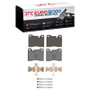 DFC 87-88 BMW M5 Front Euro 5000 Ceramic Brake Pads and Hardware Kit