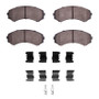 DFC 00-11 Honda Passport Front 5000 Advanced Ceramic Brake Pads and Hardware Kit