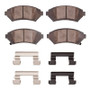 DFC 05-05 Buick Park Avenue Front 5000 Advanced Semi Metallic Brake Pads and Hardware Kit