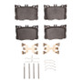 DFC 16-23 Mercedes-Benz C43 AMG Front 5000 Advanced Low Metallic Brake Pads and Hardware Kit