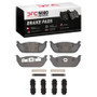 DFC 03-05 Lincoln Aviator Rear 5000 Advanced Semi Metallic Brake Pads and Hardware Kit