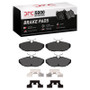 DFC 03-05 Jaguar S-Type Rear 5000 Advanced Low Metallic Brake Pads and Hardware Kit