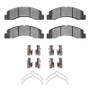 R1 1999-2005 Ford Excursion Front R1 Ceramic Pads & Hardware Kit