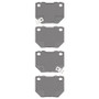 DFC 89-96 Nissan 300ZX Turbo Rear 5000 Advanced Semi Metallic Brake Pads