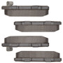 DFC 89-96 Nissan 300ZX Turbo Rear 5000 Advanced Semi Metallic Brake Pads