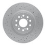 DFC 17-25 Honda Civic Hatchback Front Drilled GeoSPEC Coated Rotor