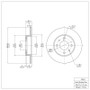 DFC 09-19 Fiat 500 (USA/Canada) Rear Brake Rotor