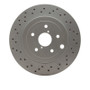 DFC 18-25 Subaru WRX Rear Drilled GeoSPEC Coated Rotor