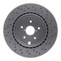 DFC 18-25 Subaru WRX Rear Drilled GeoSPEC Coated Rotor