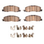 DFC 20-25 Ford Explorer Front 4000 HybriDynamic Brake Pads and Hardware Kit