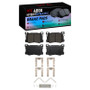 DFC 15-20 Genesis G80 Front 4000 HybriDynamic Brake Pads and Hardware Kit