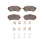DFC 21-25 Jaguar E-Pace Front Euro 5000 Ceramic Brake Pads and Hardware Kit