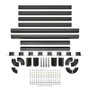 Westin EXP Roof Rack for Mid Size EXP Truck Cap (RACK ONLY - NO CAP) 45x55in. - Tex. Blk