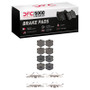 DFC 06-13 Chevrolet Corvette Rear 5000 Advanced Low Metallic Brake Pads and Hardware Kit