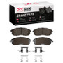 DFC 07-12 Nissan Sentra Front 5000 Advanced Ceramic Brake Pads and Hardware Kit
