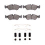 DFC 99-02 Daewoo Lanos Front 5000 Advanced Semi Metallic Brake Pads and Hardware Kit