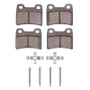 DFC 95-97 Kia Sephia Rear 5000 Advanced Semi Metallic Brake Pads and Hardware Kit