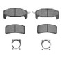 DFC 88-94 Buick Regal Rear 5000 Advanced Semi Metallic Brake Pads and Hardware Kit