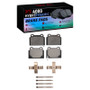 DFC 08-15 Mitsubishi Lancer Rear 4000 HybriDynamic Brake Pads and Hardware Kit