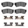 R1 1989-2001 Chevrolet Metro Front R1 Semi Met Pads & Hardware Kit
