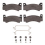 DFC 73-78 Chrysler Imperial Front 5000 Advanced Semi Metallic Brake Pads and Hardware Kit