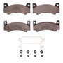 DFC 69-76 American Motors MATADOR Front 5000 Advanced Semi Metallic Brake Pads and Hardware Kit