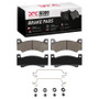 DFC 69-76 American Motors MATADOR Front 5000 Advanced Semi Metallic Brake Pads and Hardware Kit