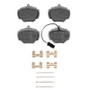 DFC 87-95 Land Rover Range Rover Rear 5000 Advanced Low Metallic Brake Pads and Hardware Kit