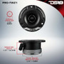 DS18 3.8in Super Bullet Tweeter Compression TW 100 Watts RMS 1in Aluminum Vc 4 ohm