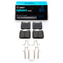 R1 1980-1985 Mercedes-Benz 300CD Front R1 Ceramic Pads & Hardware Kit