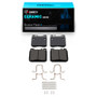 R1 1979-1985 Mercedes-Benz 280SE Front R1 Ceramic Pads & Hardware Kit