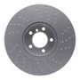 DFC 12-21 BMW 340i xDrive Front GeoSPEC Coated Rotor - Dimpled and Slotted
