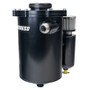 Moroso 2 Piece 13in Tall 7in Dia 5.5 Quart Dry Sump Tank - Black