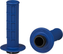 Control Mx Lock-on Grips Blue Half Waffle