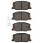 DFC 87-93 Lexus ES250 Front 5000 Advanced Ceramic Brake Pads