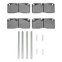 DFC 87-12 Damon Avanti Rear/Front/Fr & Rr Ultimate Duty Performance Brake Pads and Hardware Kit