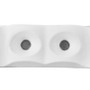 DS18 07-18 JK/JKU Jeep Soundbar Fits 4x 8in Speakers (Not Included) Tweeters Drivers Included-White