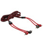DS18 Level 2 RCA Wire 6-Feet Smart 90-Degree Connectors