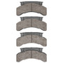 DFC 79-12 Beaver Motorcoach Monterey Rear/Front 5000 Advanced Semi Metallic Brake Pads